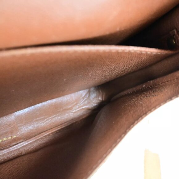 LOUIS VUITTON Cartouchiere GM Shoulder Bag Monogram Leather Brown - Picture 13 of 16